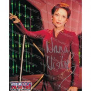 Autografo Nana Visitor  Star Trek DS9 Foto 20x25