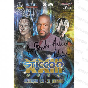 Libro Sticcon XXIII Anno 2009 autografato da Avery Brooks, Marc Alaimo e Andrew Robinson