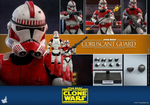 Hot Toys TMS 25 Star Wars : The Clone Wars – Coruscant Guard