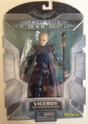 Star Trek Nemesis: Viceroy - Action Figure TNG - Diamond Select Art Asylum 2002 MOC