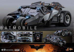 PREORDINE The Dark Knight Trilogy  Masterpiece Action Figure 1/6 Batmobile 73 cm