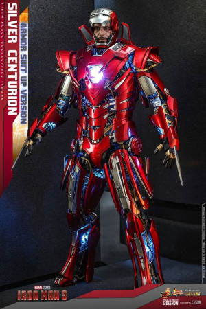 PREORDINE Iron Man 3 Movie Masterpiece Action - Figure 1/6 Silver Centurion32 cm