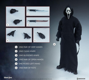 PREORDINE SIDESHOW Ghost Face Action Figure 1/6 30 cm