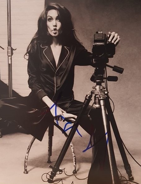 Autografo Angelina Jolie Foto 20x25