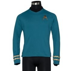 STAR TREK™: THE ORIGINAL SERIES Season 3 Premier Line Sciences Spock Uniform Tunic Small -ultimo pezzo