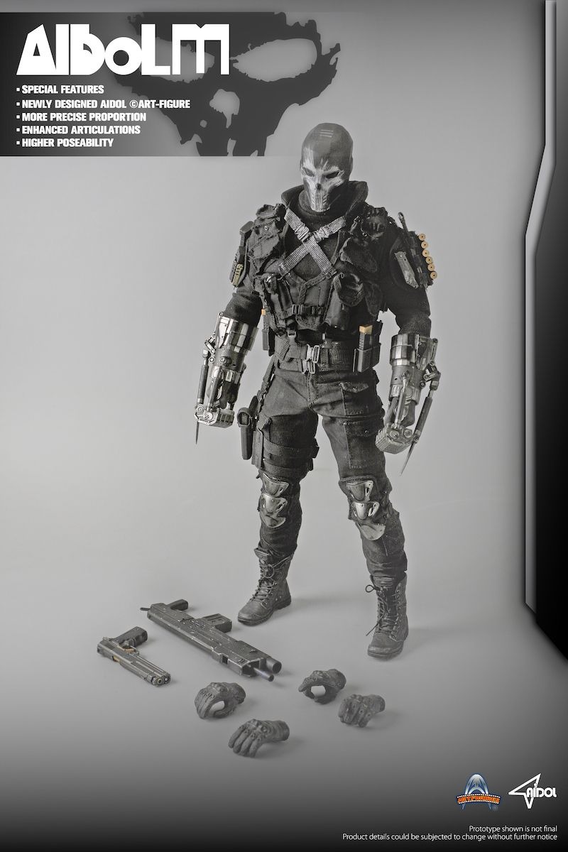  Crossbones - Brock Rumlow  AI-3 Aidol 3 1/6 Figure by Art Figures Captain America Civil War