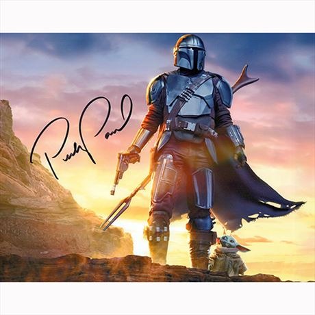 Autografo Pedro Pascal - The Mandalorian 20x25