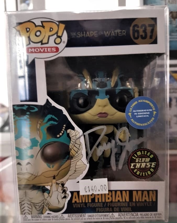 Autografo Doug Jones Funko Pop! Amphibian Man #637 Chase