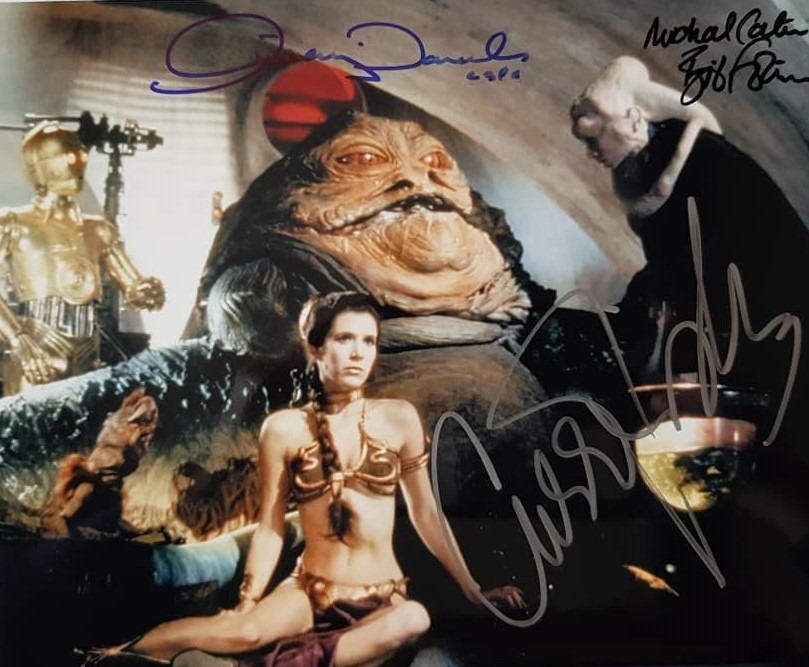 Autografo Star Wars Cast Foto 20x25
