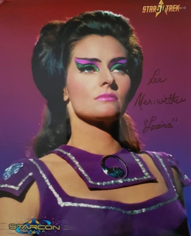 Autografo Lee Meriwether Star Trek Foto 20x25
