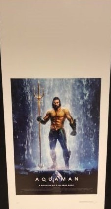 LOCANDINA AQUAMAN MISURA 33X70