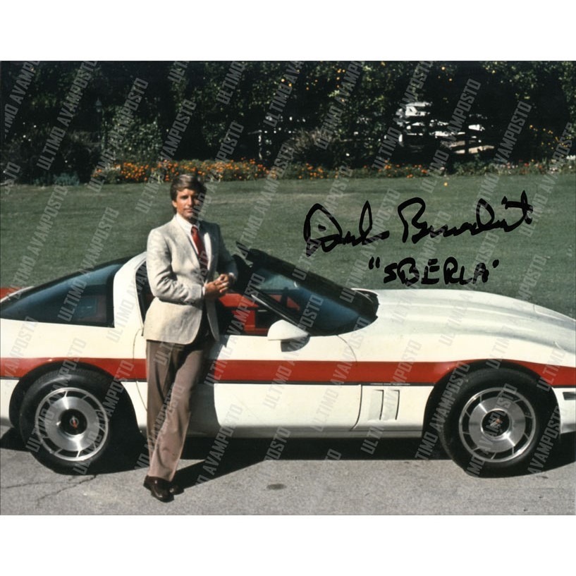 Autografo Dirk Benedict: 'sberla' Foto 20x25