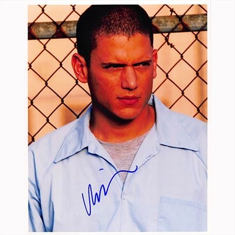 Autografo Wentworth Miller 2- Prison Break Foto 20x25