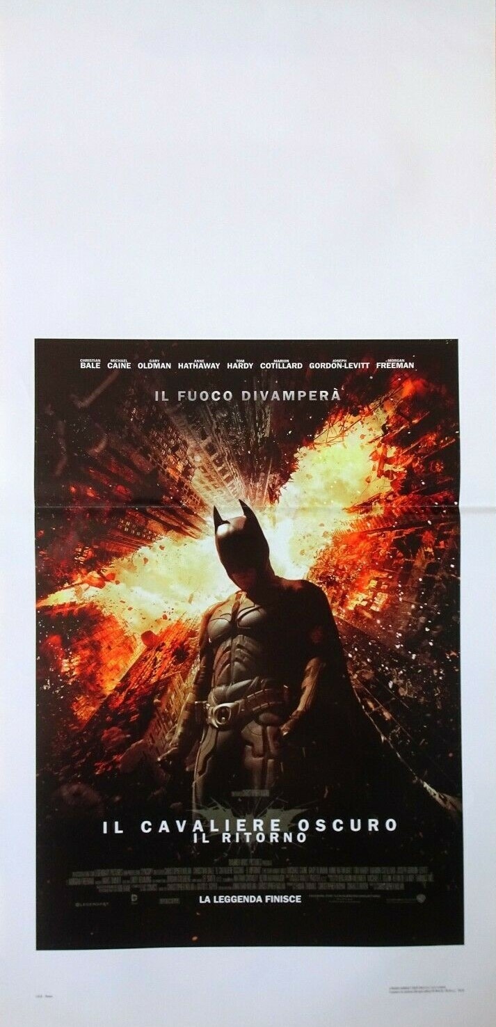 BATMAN IL CAVALIERE OSCURO IL RITORNO Locandina 33x70