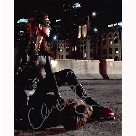 Autografo Anne Hathaway - The Dark Knight Rises Batman Foto 20x25