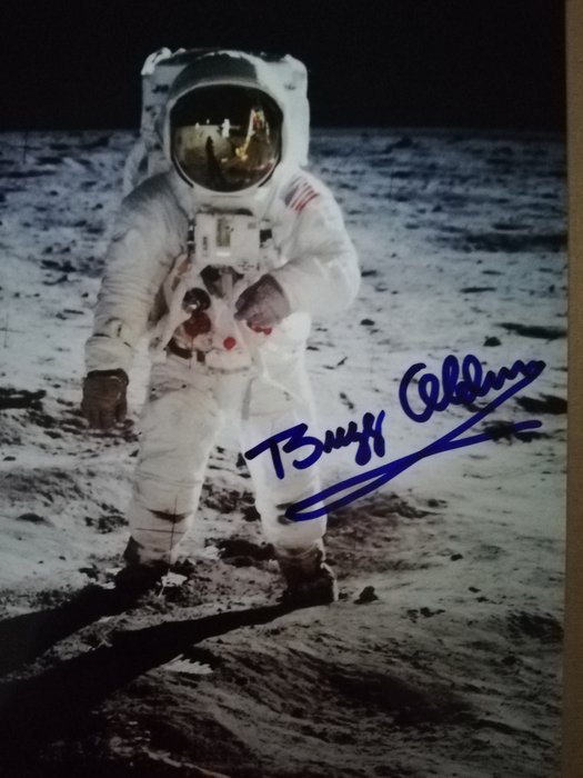 Autografo Apollo 11: Buzz Aldrin Apollo 11autografato in persona
