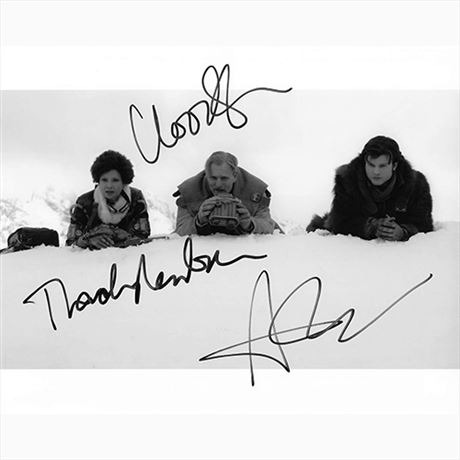Autografo Star Wars Solo Cast 3 Actors Foto 20x25 