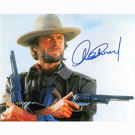 Autografo Clint Eastwood - Wester Foto 20x25