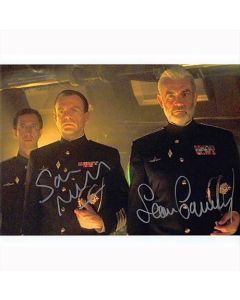 Autografo Sean Connery & Sam Neill - The Hunt for Red October Foto 20x25