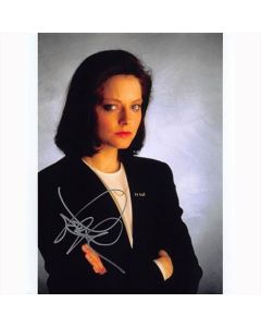 Autografo Jodie Foster Il Silenzio degli Innocenti Foto 20x25