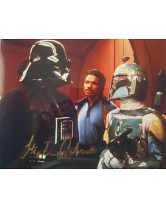  Autografo STEPHEN CALCUTT Star Wars Dath Vader 4 Foto 20x25