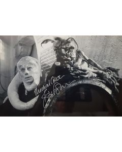Autografo Michael Carter Star Wars Bib Fortuna Foto 20x30