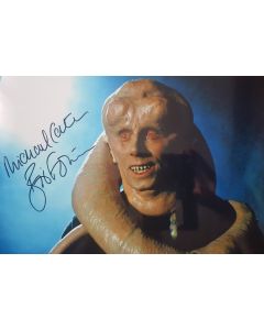 Autografo Michael Carter Star Wars Bib Fortuna 3 Foto 20x30: 