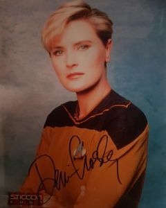 Autografo Denise Crosby Foto 20x25 ufficiale STICCON 2003