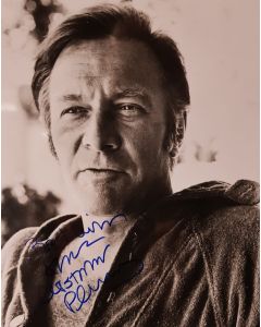 Autografo Cristopher Plummer Foto 20x25 BN