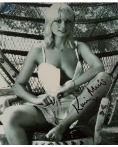 Autografo Kim Mills James Bond 007 Foto 20 x25