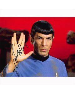 Autografo Leonard Nimoy - Star Trek 9 Foto 20x25