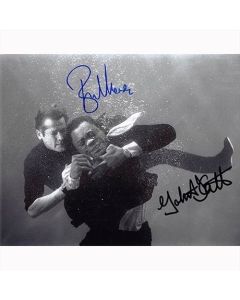 Autografo Roger Moore & Yaphet Kotto - James Bond Foto 20x25 
