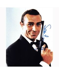 Autografo Sean Connery -2- 007 James Bond 20x25: CON PICCOLO DIFETTO