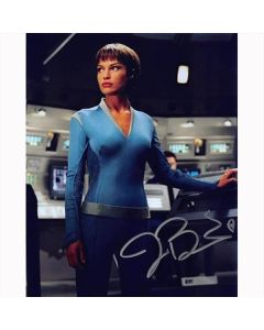 Autografo Jolene Blalock - Star Trek Enterprise 3 Foto 20x25