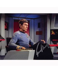 Autografo Leonard Nimoy - Star Trek 5 Foto 20x25