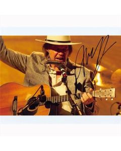Autografo Neil Young 20x25