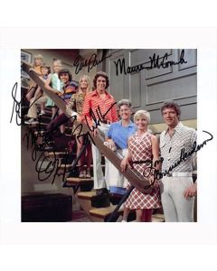 Autografo The Brady Bunch Cast di 7  Foto 20x25