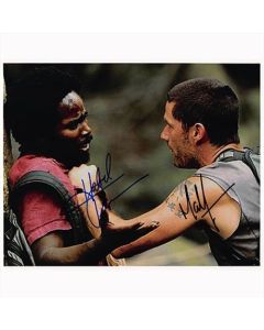 Autografo Matthew Fox - Harold Perrineau - Lost Foto 20x25