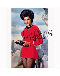 Autografo Nichelle Nichols 4 Star Trek 3 Foto 20X25