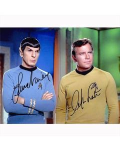 Autografo Star Trek William Shatner & Leonard Nimoy -7  Foto 20x25