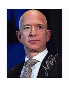 Autografo Jeff Bezos - Amazon Foto 20x25