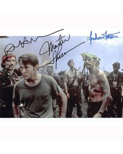 Autografo Apocalypse Now Cast 3 Actors Foto 20x25