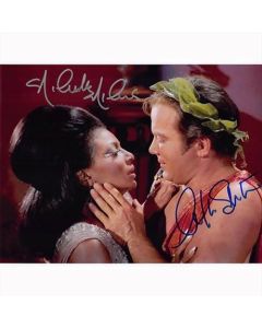 Autografo William Shatner & Nichelle Nichols - Star Trek Foto 20x25