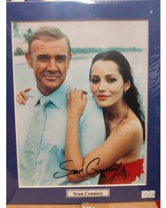Autografo Sean Connery - James Bond Mai dire Mai  20x25