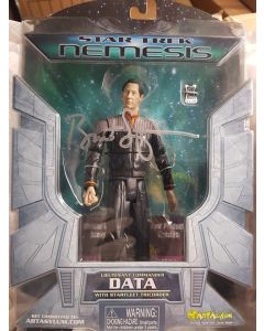 Autografo Brent Spiner Star Trek Nemesi Data Diamond Select