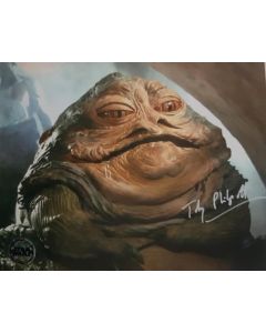 Autografo Toby Philpott Star Wars Jabba 3 Foto 20x25