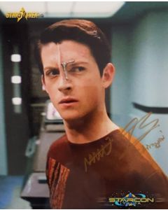 Autografo Manu Intiraymi Star Trek Voyager Foto 20x25