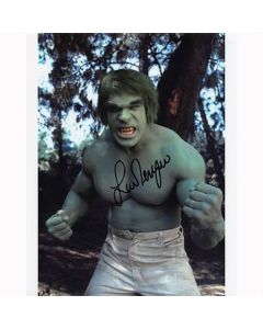 Autografo Lou Ferrigno - The Incredible Hulk 2 Foto 20x25: