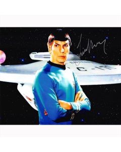 Autografo Leonard Nimoy 3- Star Trek Foto 20x25