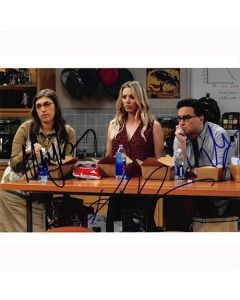 Autografo The Big Bang Theory Cast  3 Attori Foto 20x25